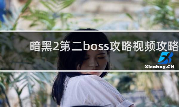 暗黑2第二boss攻略视频攻略