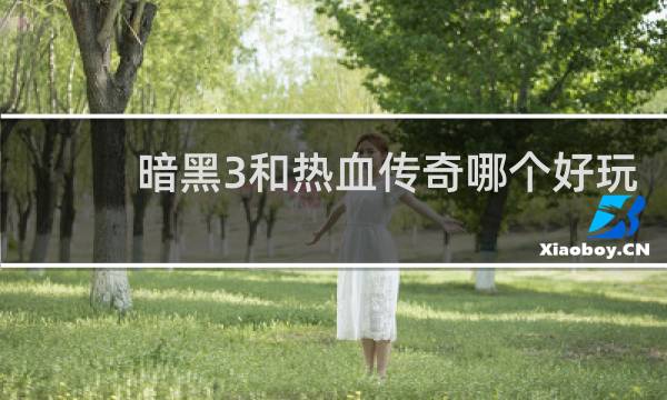 暗黑3和热血传奇哪个好玩