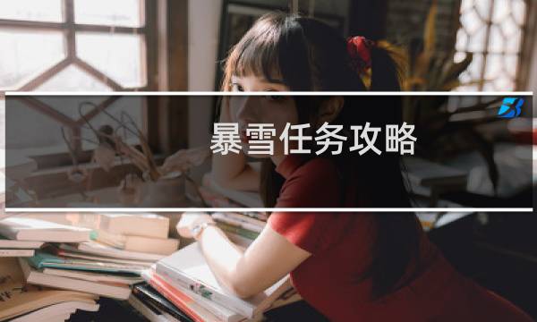 暴雪任务攻略