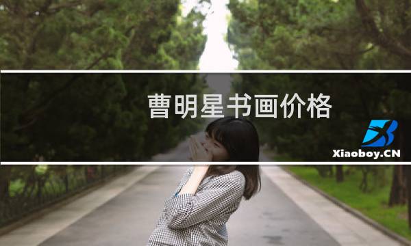 曹明星书画价格
