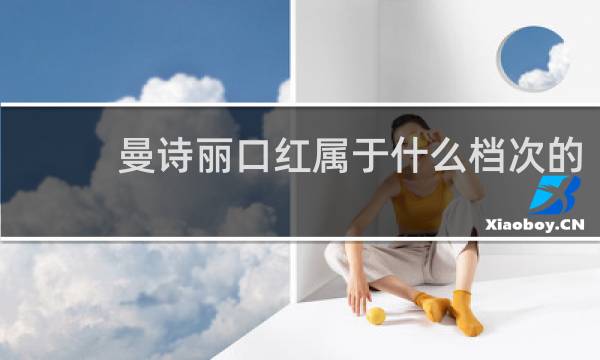 曼诗丽口红属于什么档次的