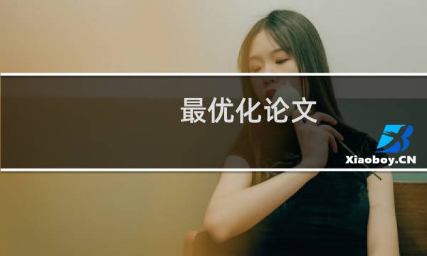 最优化论文