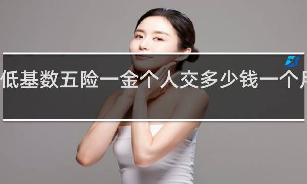 最低基数五险一金个人交多少钱一个月多少钱