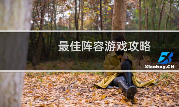 最佳阵容游戏攻略