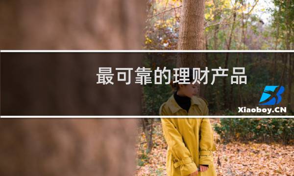 最可靠的理财产品