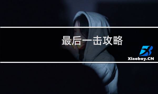 最后一击攻略