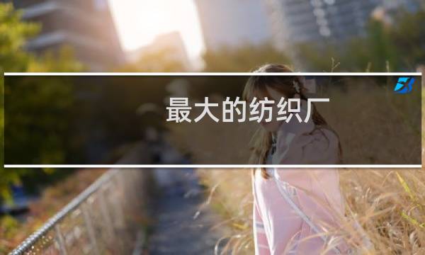 最大的纺织厂