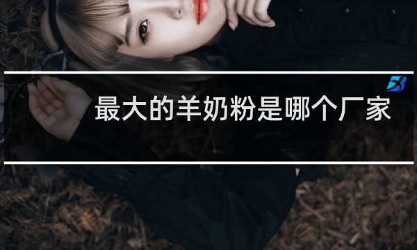 最大的羊奶粉是哪个厂家
