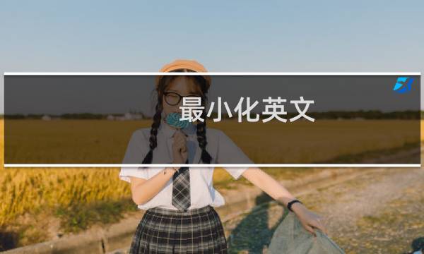 最小化英文