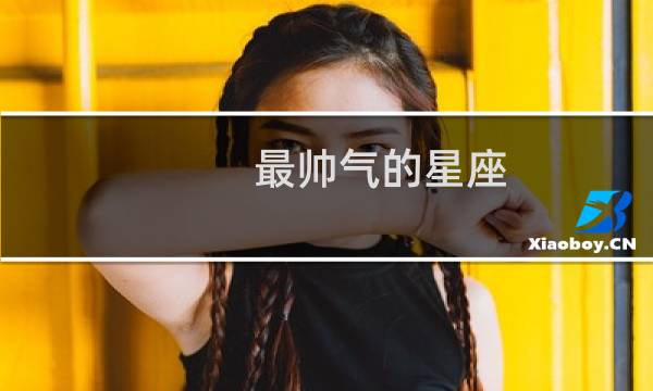 最帅气的星座