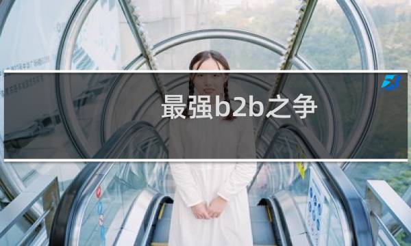 最强b2b之争