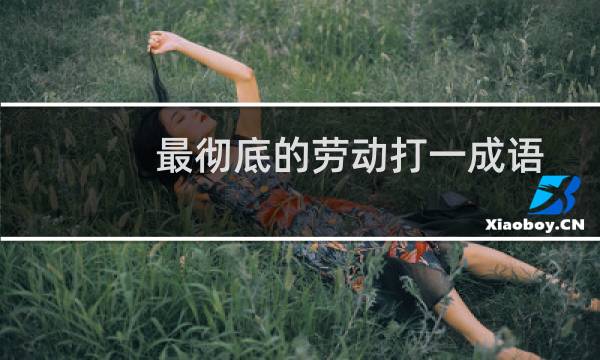 最彻底的劳动打一成语