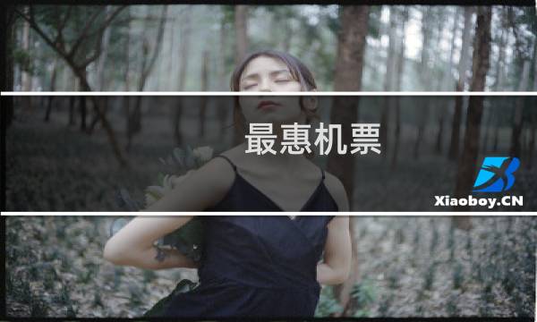 最惠机票
