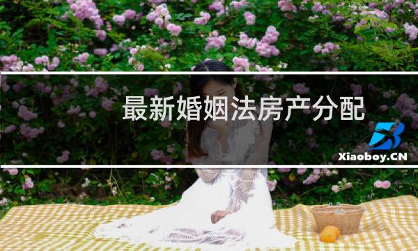 最新婚姻法房产分配
