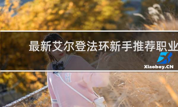 最新艾尔登法环新手推荐职业