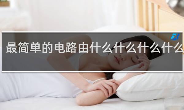最简单的电路由什么什么什么什么组成