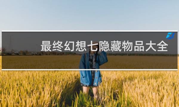 最终幻想七隐藏物品大全