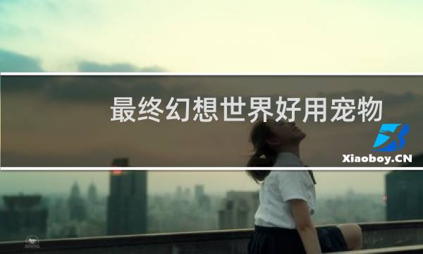 最终幻想世界好用宠物