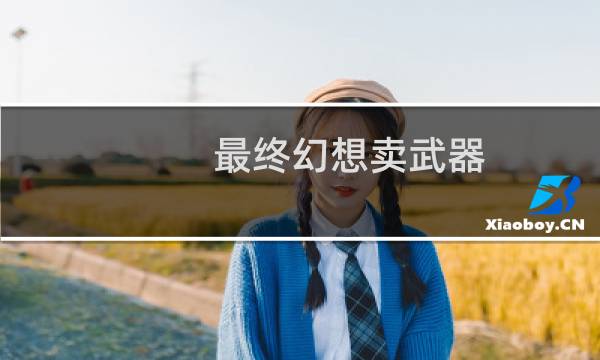 最终幻想卖武器