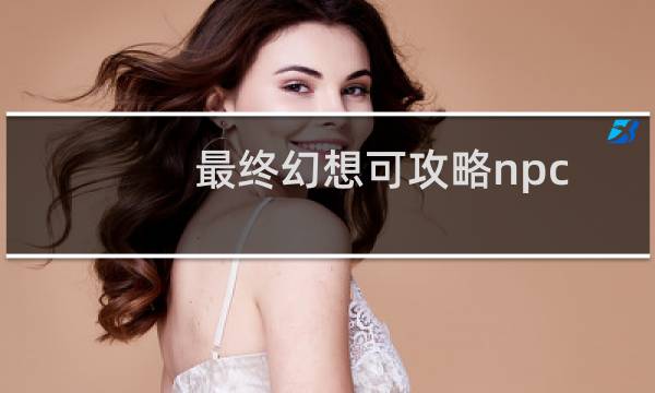 最终幻想可攻略npc