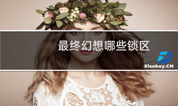 最终幻想哪些锁区