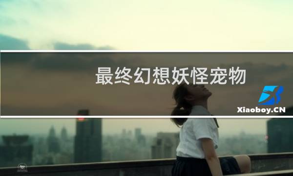最终幻想妖怪宠物