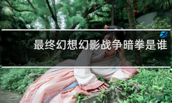 最终幻想幻影战争暗拳是谁