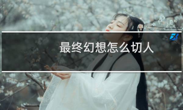 最终幻想怎么切人