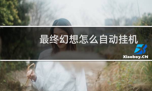最终幻想怎么自动挂机