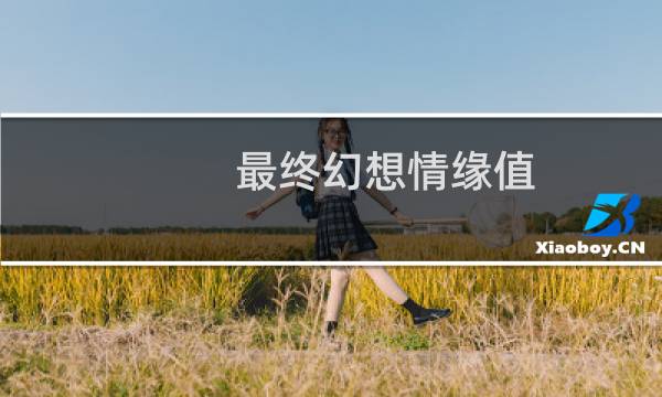 最终幻想情缘值