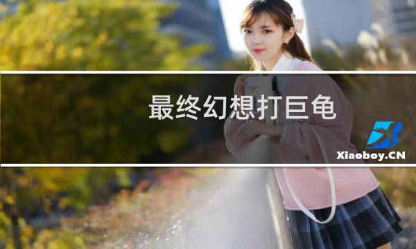 最终幻想打巨龟