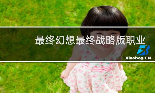 最终幻想最终战略版职业