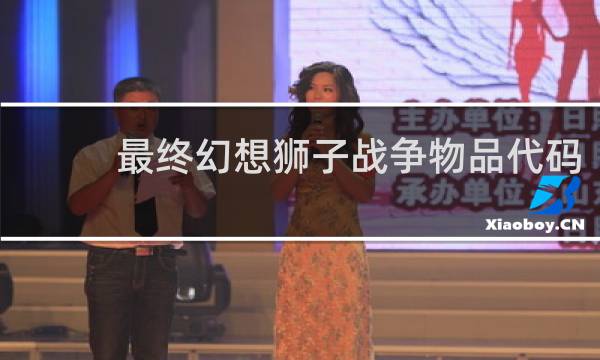 最终幻想狮子战争物品代码
