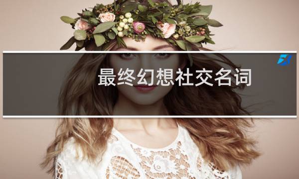 最终幻想社交名词