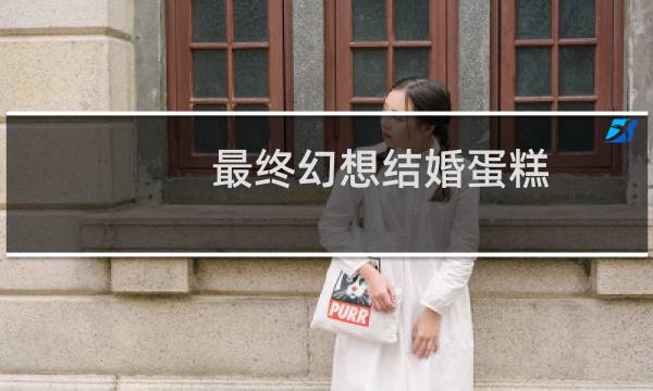最终幻想结婚蛋糕
