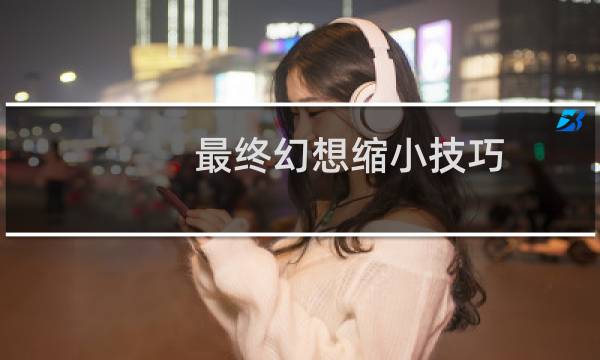 最终幻想缩小技巧