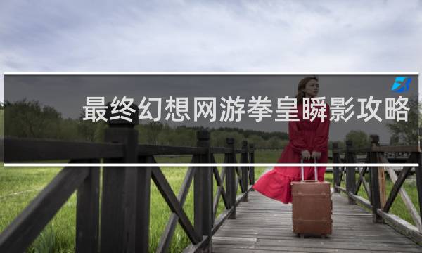 最终幻想网游拳皇瞬影攻略