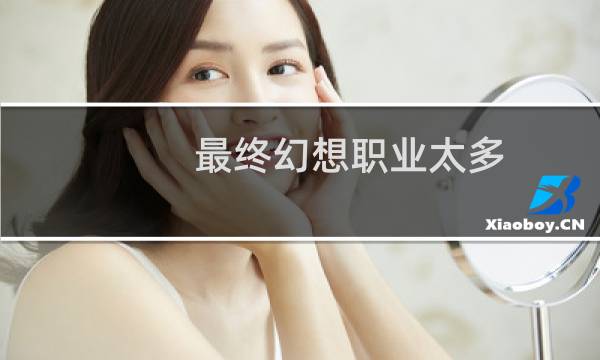 最终幻想职业太多