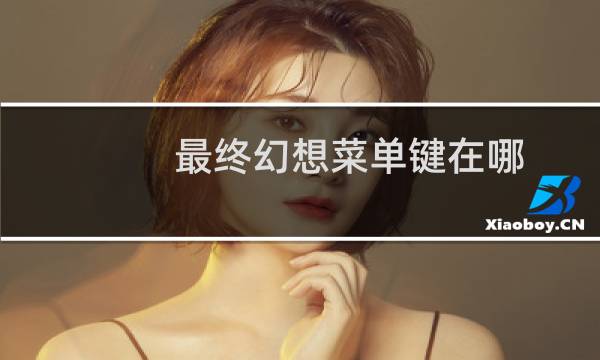 最终幻想菜单键在哪