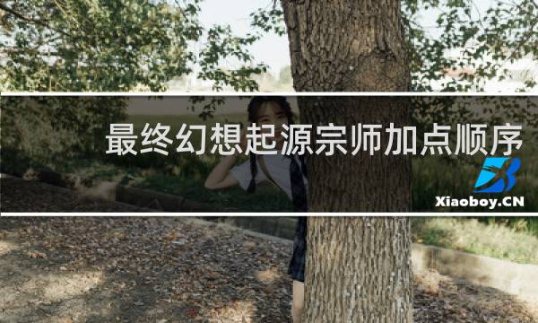 最终幻想起源宗师加点顺序