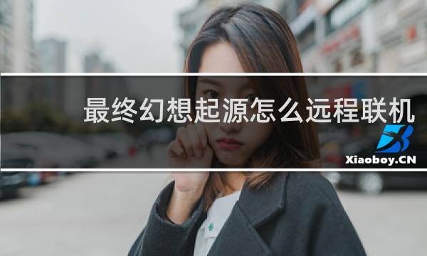 最终幻想起源怎么远程联机