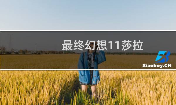 最终幻想11莎拉