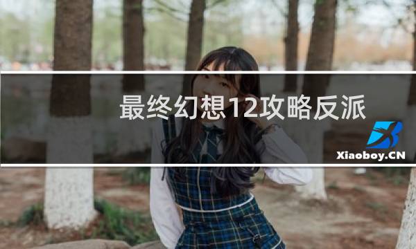 最终幻想12攻略反派