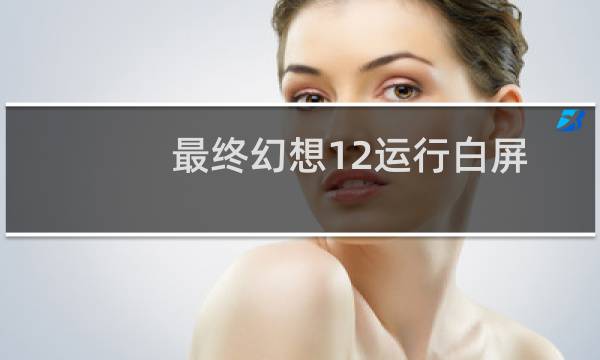 最终幻想12运行白屏