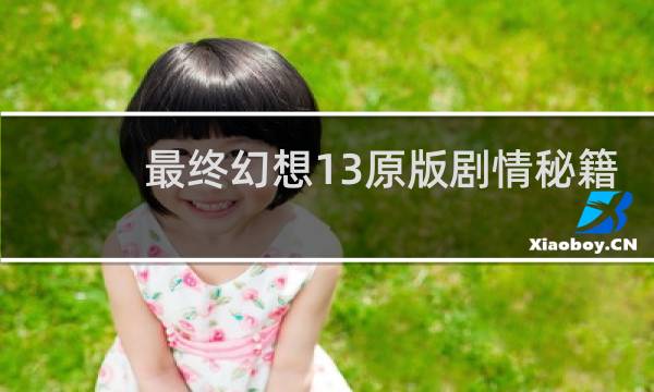 最终幻想13原版剧情秘籍