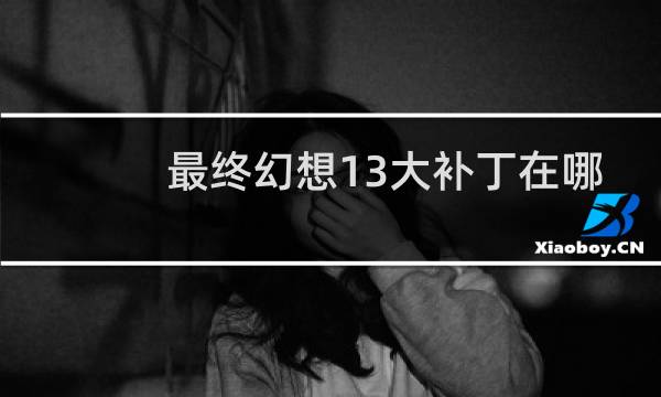 最终幻想13大补丁在哪