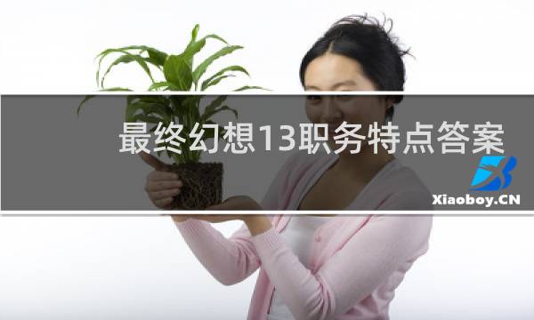 最终幻想13职务特点答案