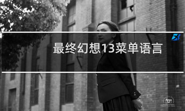最终幻想13菜单语言