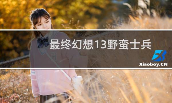 最终幻想13野蛮士兵