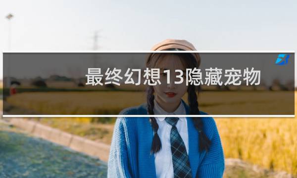 最终幻想13隐藏宠物